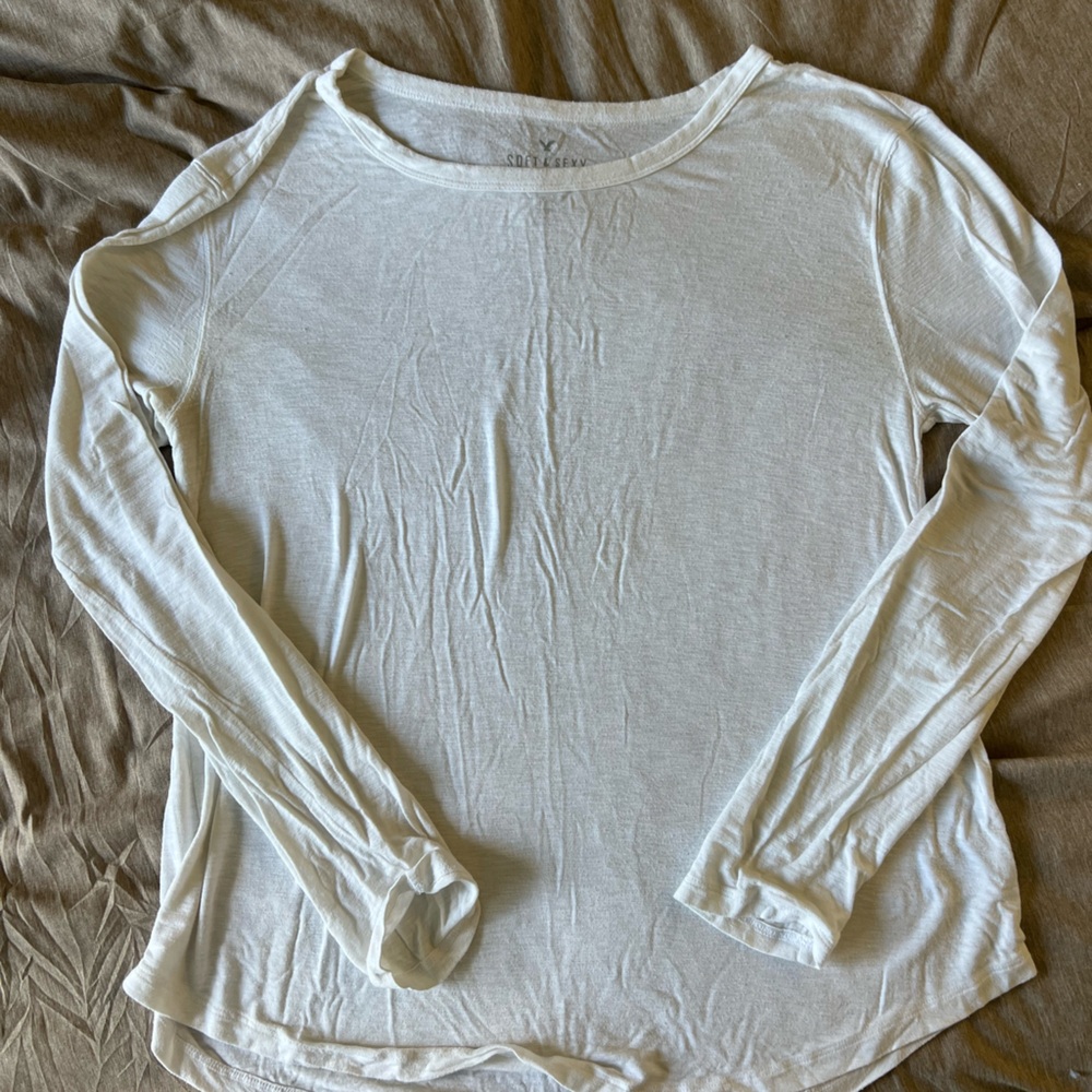 American Eagle Outfitters Soft & Sexy White Top